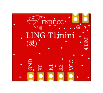灵-T1mini 模块背面引脚视图
